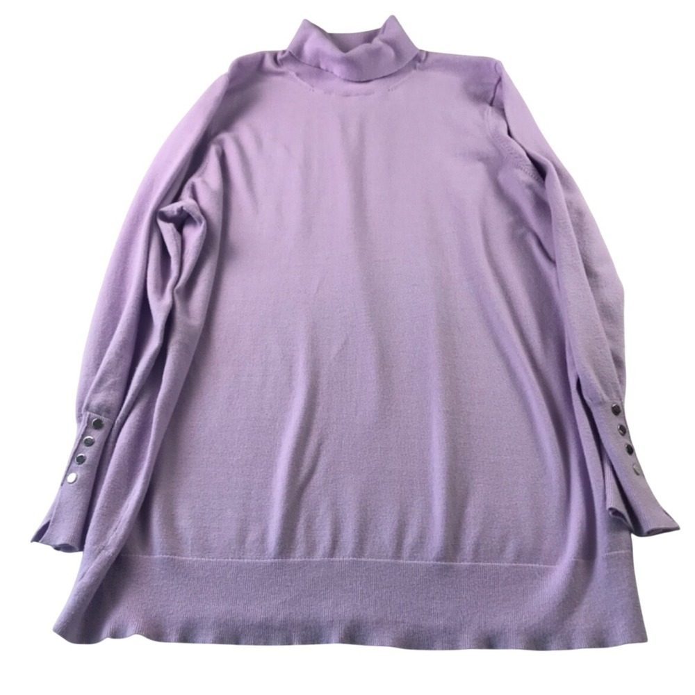 Torrid Lilac‎ Purple Turtleneck Long Sleeve Sweater Top Plus Size Womens 4